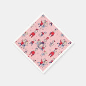 Serviette En Papier Chat Dans Le Casquette | Avec Motif pour enfants (Coin)
