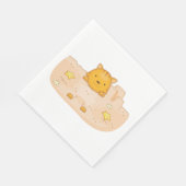 Serviette En Papier Chat Dans Le Sable (Coin)