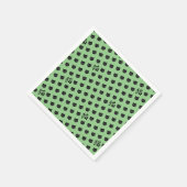 Serviette En Papier Chat de calligraphie japonaise (Coin)