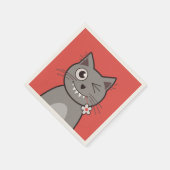 Serviette En Papier Chat de Funny (Coin)