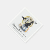 Serviette En Papier Chat de Halloween effrayant Citrouille (Coin)