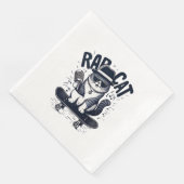 Serviette En Papier Chat de rap Harmonie (Coin)