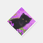 Serviette En Papier Chat Gustav Klimt (Coin)
