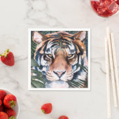 Serviette En Papier Chat Jungle - Tigre (En situation)