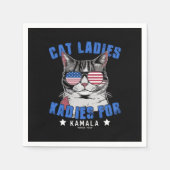 Serviette En Papier Chat Ladies For Kamala (2) (Devant)