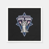 Serviette En Papier Chat Lady Rendre l'Amérique Joyeuse à nouveau Harr (Devant)