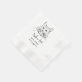 Serviette En Papier Chat Maine Coon Boissons Personnalisées Sur Moi (Coin)