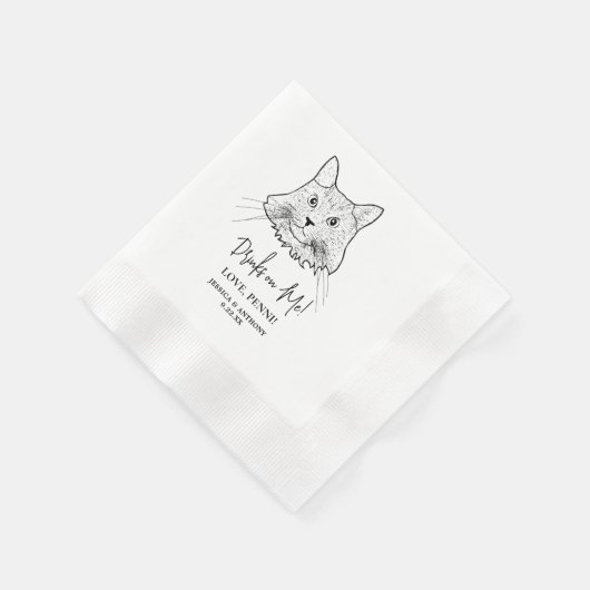 Serviette En Papier Chat Maine Coon Boissons Personnalisées Sur Moi (Coin)