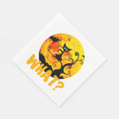 Serviette En Papier Chat Noir Quel Chat Noir - (Coin)