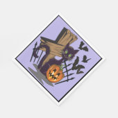 Serviette En Papier Chat noir Tombstone Chats noirs Halloween (Coin)
