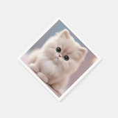 Serviette En Papier Chat perse Jouer Kitten (Coin)