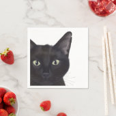 Serviette En Papier Chat, Portrait de Gus (En situation)
