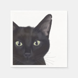 Serviette En Papier Chat, Portrait de Gus