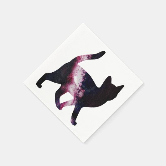 Serviette En Papier Chat spatial Galaxy (Coin)