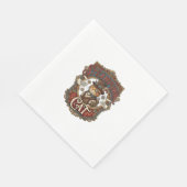 Serviette En Papier Chat Steampunk Steampunk Chat Vintage (Coin)