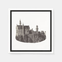 Château de Neuschwanstein Art historique noir et b