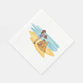 Serviette En Papier Château de sable de plage (Coin)