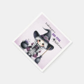 Serviette En Papier Château des sorcières d'Halloween (Coin)