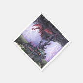 Serviette En Papier Château du Dragon (Coin)