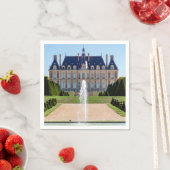 Serviette En Papier Château et parc de Sceaux en été - France (En situation)