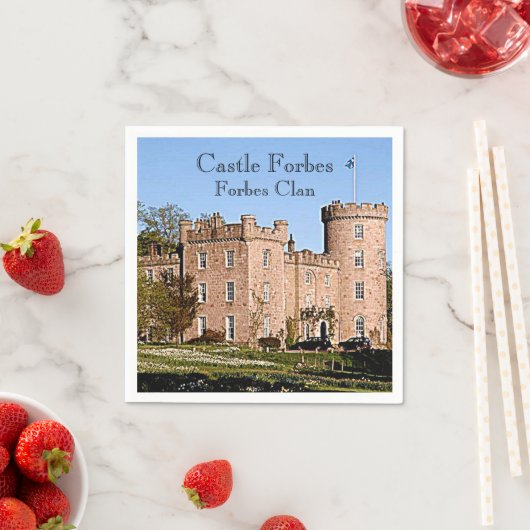 Serviette En Papier Château Forbes - Forbes Clan (En situation)