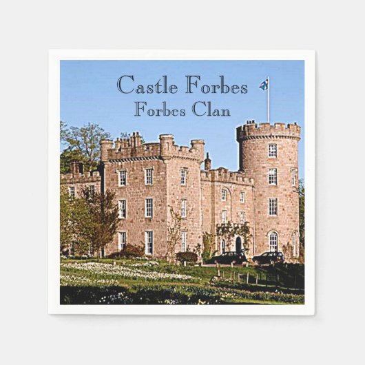 Serviette En Papier Château Forbes - Forbes Clan (Devant)