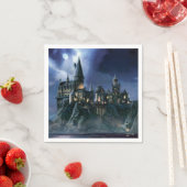 Serviette En Papier Château Harry Potter | Poudlard au clair de lune (En situation)