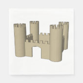 Serviette En Papier Château ouvert (Devant)