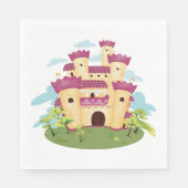 Serviette En Papier Château Palais (Devant)