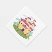 Serviette En Papier Château Palais (Coin)