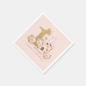 Serviette En Papier Château Princesse 1er anniversaire (Coin)