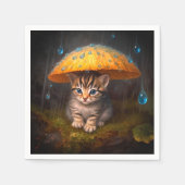 Serviette En Papier Chaton (Devant)