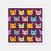 Serviette En Papier Chats (Devant)
