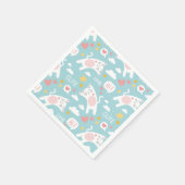 Serviette En Papier Chats (Coin)