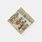 Serviette En Papier Chats Carol Chant de Louis Wain (Coin)