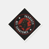 Serviette En Papier Chats contre les fascistes (Coin)