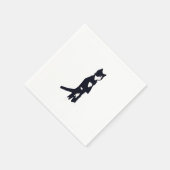 Serviette En Papier Chats de Tuxedo (Coin)