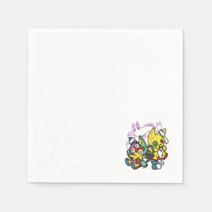 Serviette En Papier Chats déplaisants Halloween Art : Paw-sitly Fright