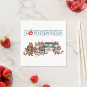 Serviette En Papier Chats Dogbusters (En situation)