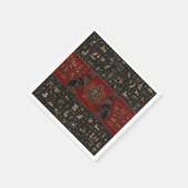 Serviette En Papier Chats égyptiens et oeil de Horus (Coin)