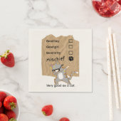 Serviette En Papier Chats espiègles (En situation)