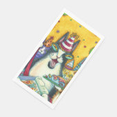 SERVIETTE EN PAPIER CHATS N'FITZ, CUISINES, MICE, ANNIVERSAIRE AMUSANT (Coin)