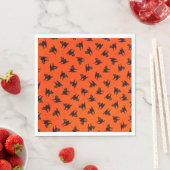 Serviette En Papier Chats noirs (En situation)