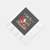 Serviette En Papier Chats Tous Noël (Coin)