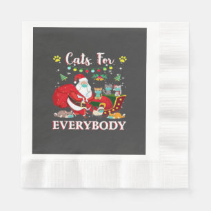 Serviette En Papier Chats Tous Noël