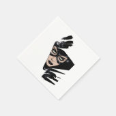 Serviette En Papier Chatte Illustration de couverture Les griffes sont (Coin)