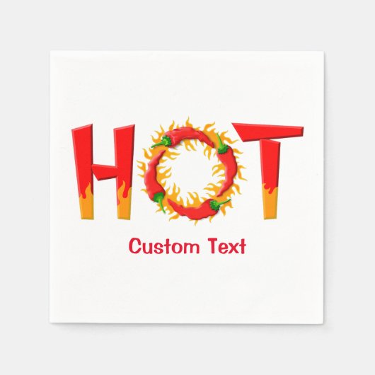 SERVIETTE EN PAPIER CHAUD (Devant)