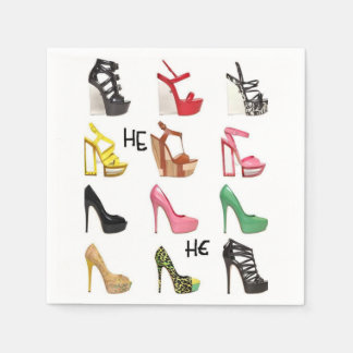 Serviette En Papier Chaussure Napkin