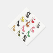 Serviette En Papier Chaussure Napkin (Coin)