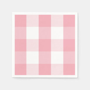 Serviette En Papier Chaussures à chèque de buffle rose
